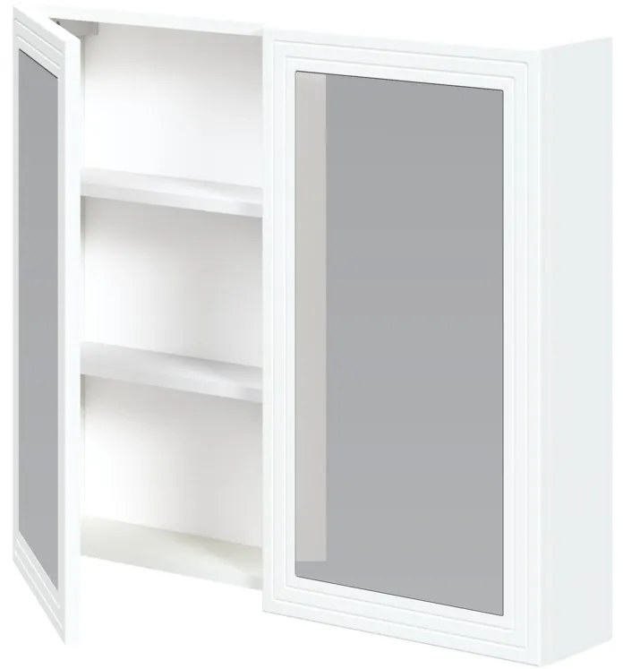 Dulap cu oglindă suspendat Bondi 80 cm, alb