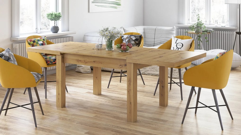 Mazzoni ROYAL Stejar Artisan - MASĂ EXTENSIBILĂ PÂNĂ LA 2,7 m