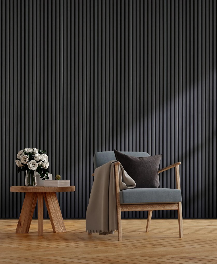 Panou decorativ riflaj luca perete 3d 57cm x 280cm = 1.60 m²