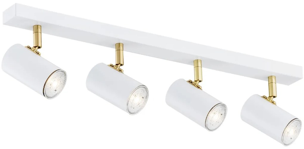 Plafoniera cu 4 spoturi design minimalist LAGOS alba