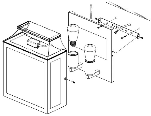 Eglo 97294 - Aplica perete exterior SONCINO 2xE27/60W/230V