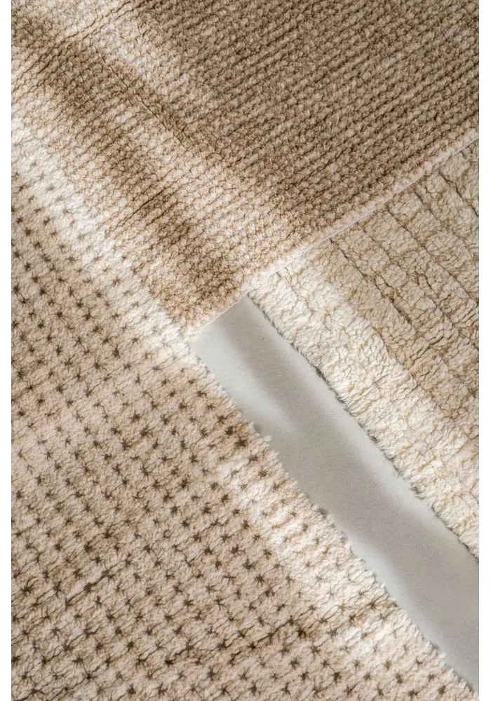 Covor în culoare naturală lavabil, țesut manual din lână 170x240 cm Unexpected Wool – Lorena Canals