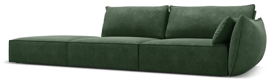 Șezlong verde închis (cu colț pe partea dreaptă) Vanda – Mazzini Sofas