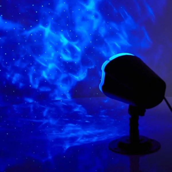 Proiector LED laser 6W/230V IP65 Nedis CLPR3 + telecomandă