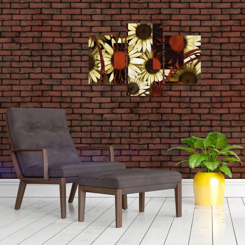 Tablou cu flori (90x60 cm)
