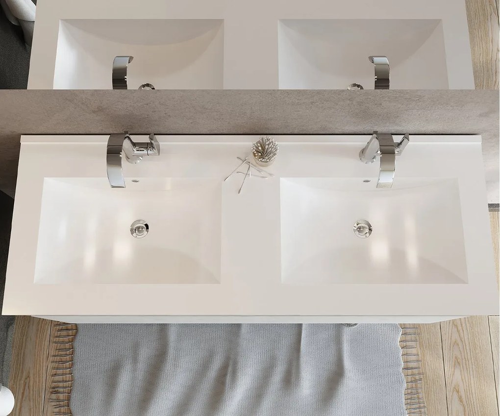 Set lemn masiv Mobilier Baie Suspendat Salta Personalizabil - 120 cm