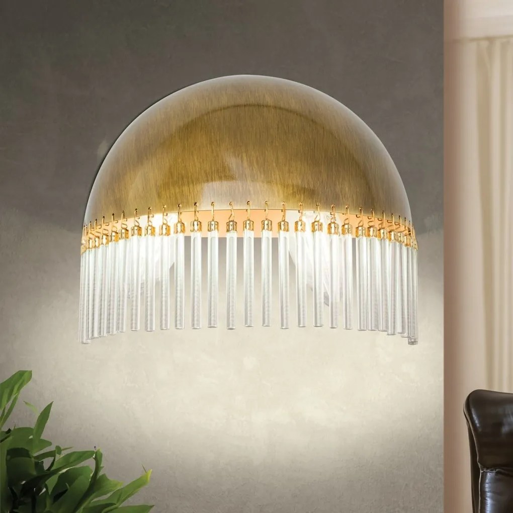 Aplica de perete Art Nouveau STABCHENSERIE, patina