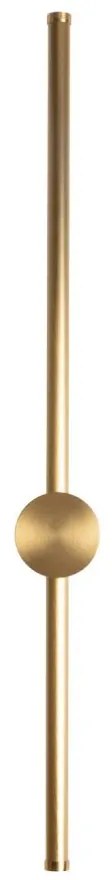 Aplica LED design liniar 60cm Spirit 9w auriu