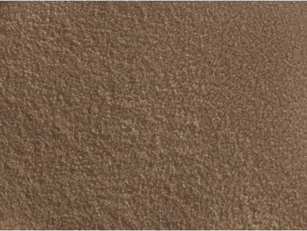 Canapea maro cu tapițerie din țesătură bouclé 193 cm Elina – Bobochic Paris