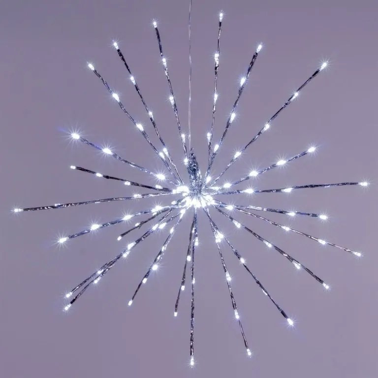 Iluminat de Crăciun 120 LED - ploaie de meteoriți,alb rece