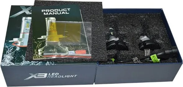 Becuri Led Auto H7 100W 12000LM 6500K 3000K 8000K