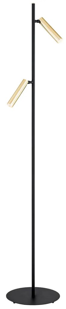 Lampadar, lampa de podea design modern TORRE negru, alama