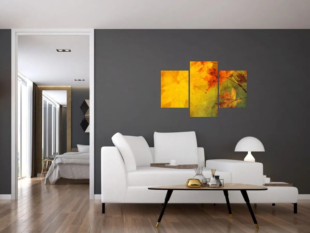 Tablou - Frunze de toamnă (90x60 cm)