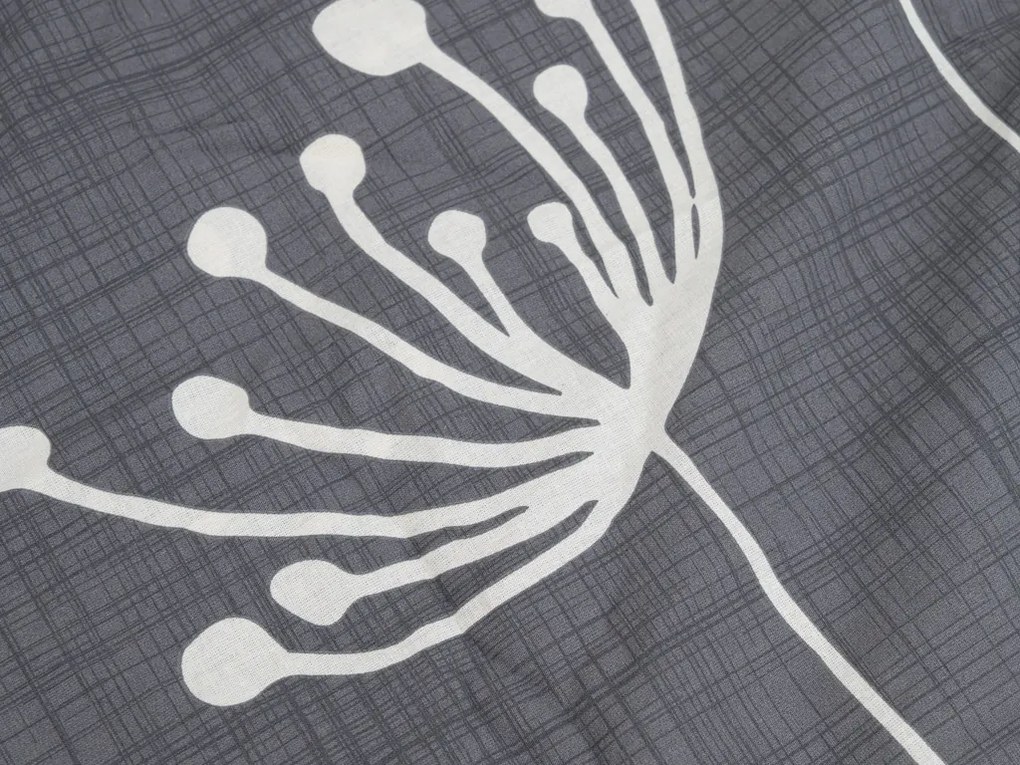 Lenjerie de pat din bumbac SOFT MEADOW gri Dimensiune lenjerie de pat: 70 x 90 cm | 140 x 200 cm