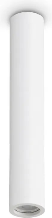 Spot aplicat tavan LOOK PL1 ROUND D70 H400 GESSO