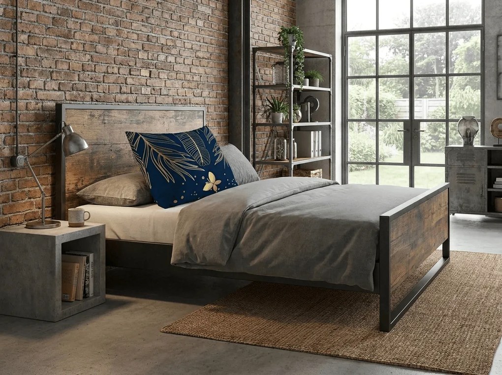 Fața de pernă din microfibra VISATA 70x90 cm, neagra