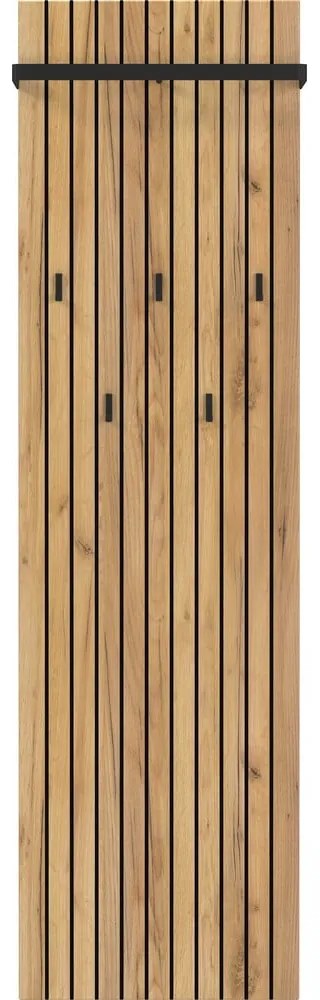 Cuier de perete în culoare naturală cu aspect de lemn de stejar 46 cm Libbiano – Germania