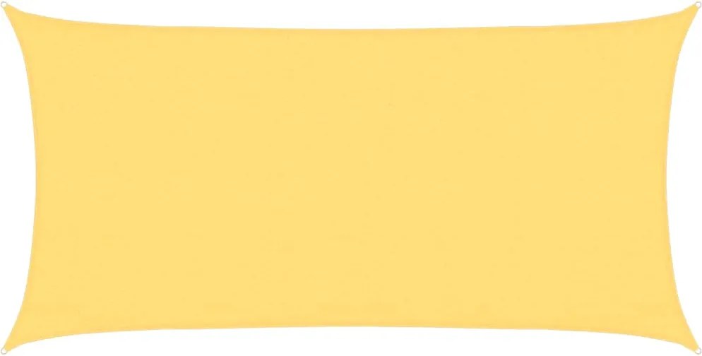 vidaXL Pânză parasolar, bej, 3 x 6 m, HDPE, 160 g/m²