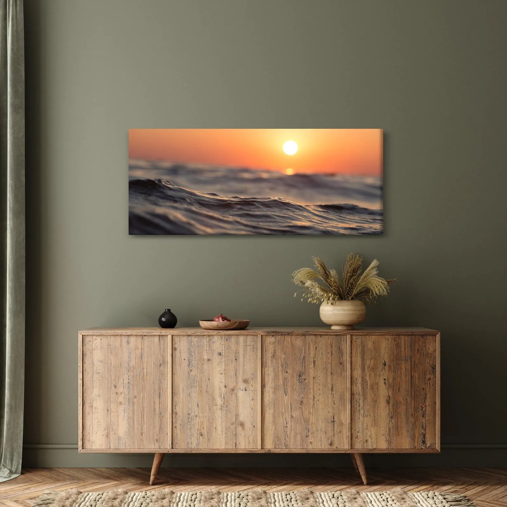 Tablou cu suprafața apei (120x50 cm)