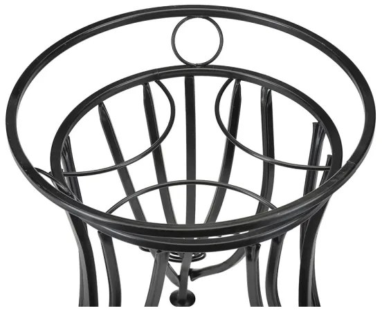 Suport de flori 47x43 cm negru