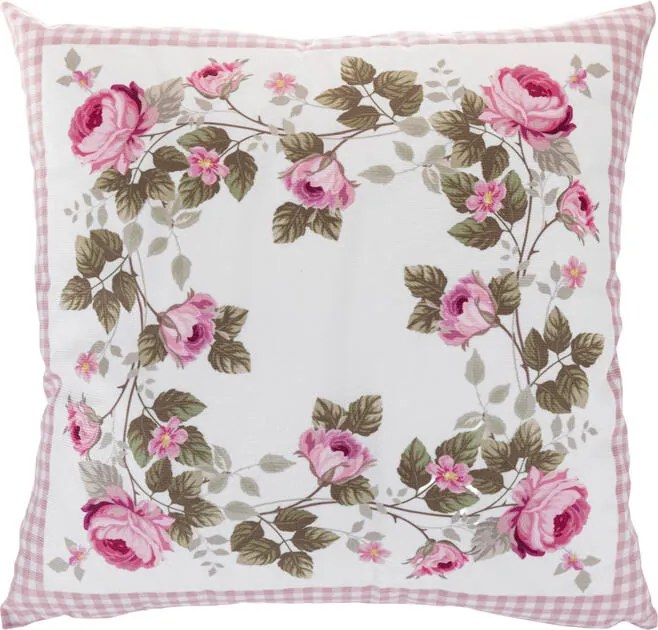 Set de 2 fețe pernuțe TRANDAFIRI ÎNFLOREȘTE 40 x 40 cm