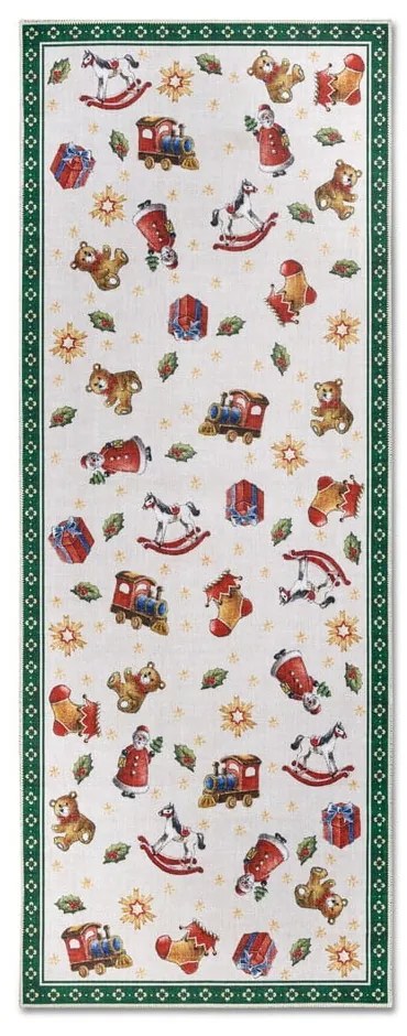 Covor tip traversă verde 80x200 cm cu model de Crăciun Green Christmas – Villeroy&amp;Boch