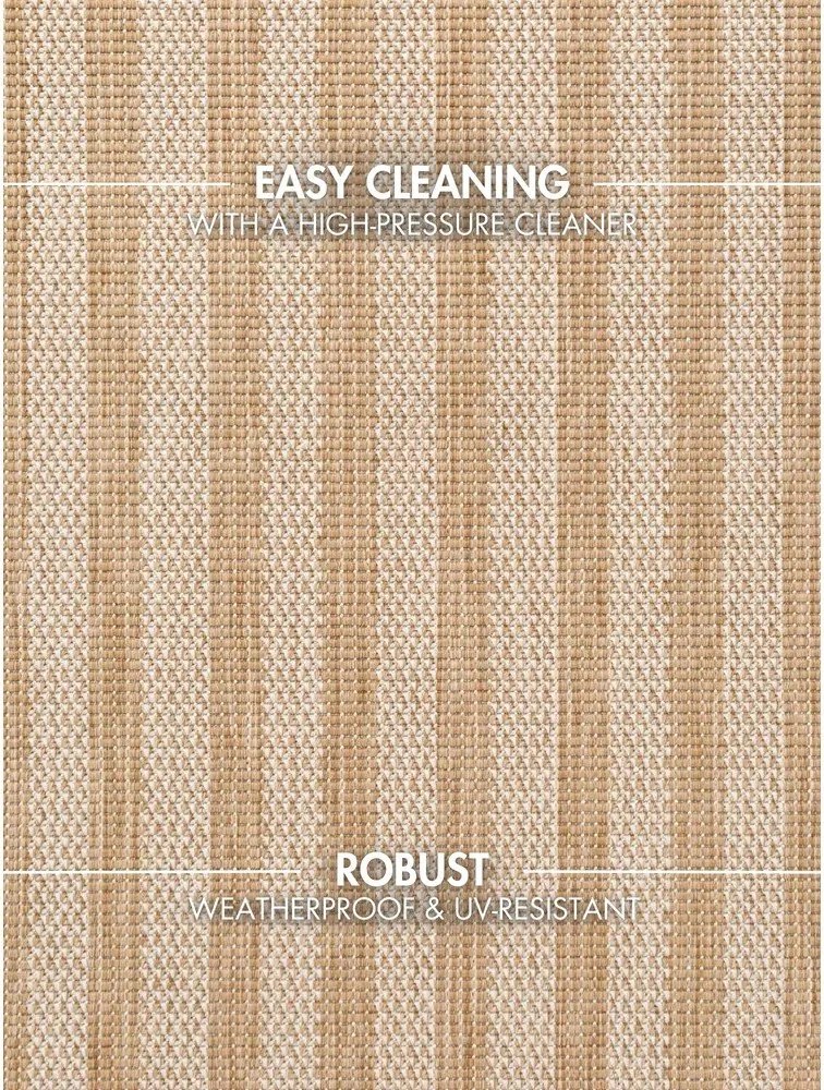 Covor pentru exterior și interior crem/în culoare naturală 160x230 cm Haringey Linley – Ted Baker