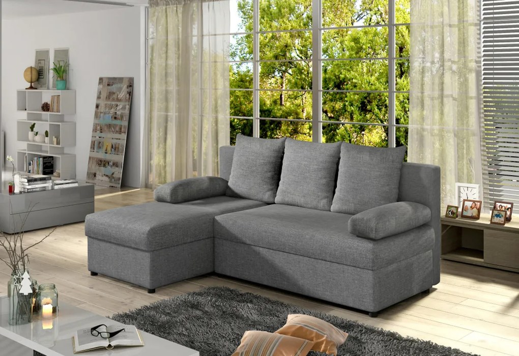 Supermobel Colțar extensibil GINO, 206x90x146, sawana 14