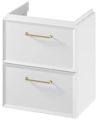 Cersanit S1021-005 - Dulap suspendat sub lavoar MILLE SLIM 50x35 cm, alb