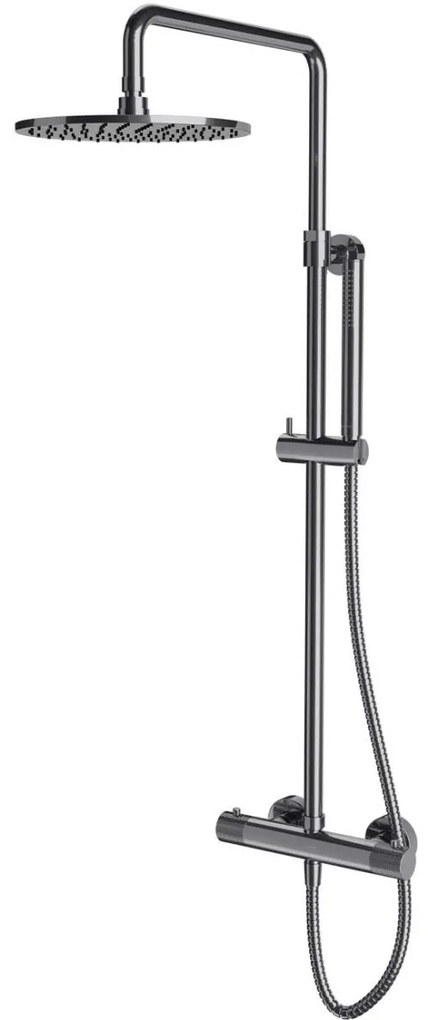 Omnires Contour set de dus perete cu termostat crom CT8044CR