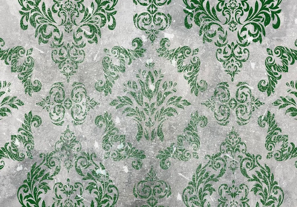Fototapet - Motiv verde - beton (254x184 cm)