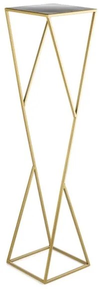 Suport de flori LOFT 100x23,5 cm auriu