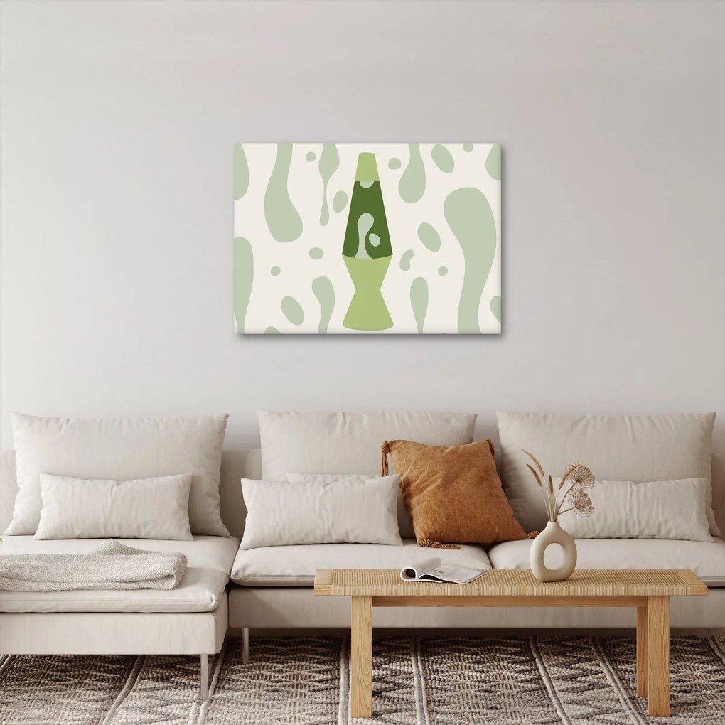 Tablou - Hippies, lampa de lavă (70x50 cm)