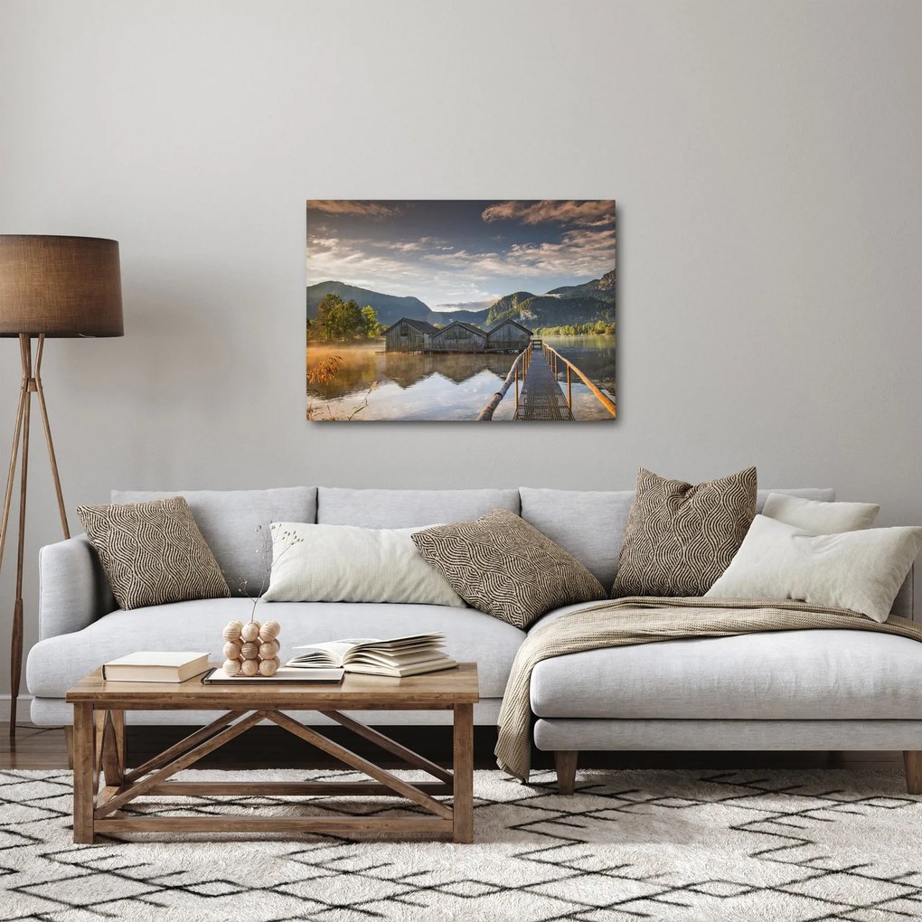 Tablou cu lac (70x50 cm)
