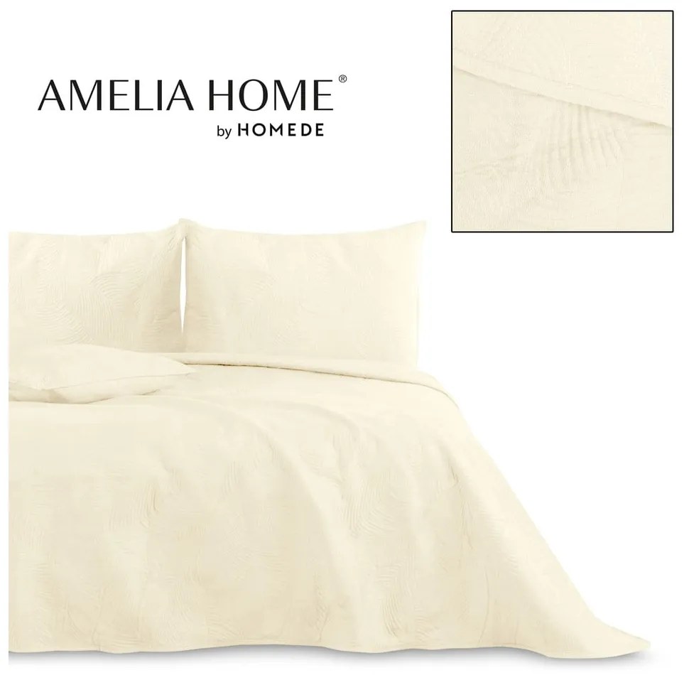 Cuvertură crem pentru pat dublu 200x220 cm Palsha – AmeliaHome