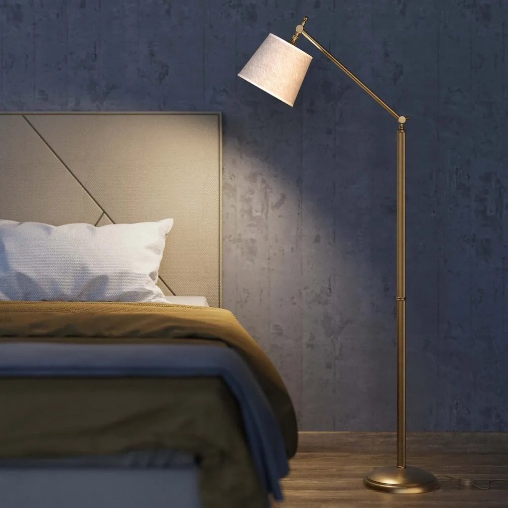 Lampadar, Lampa de podea cu brat articulat Snodo