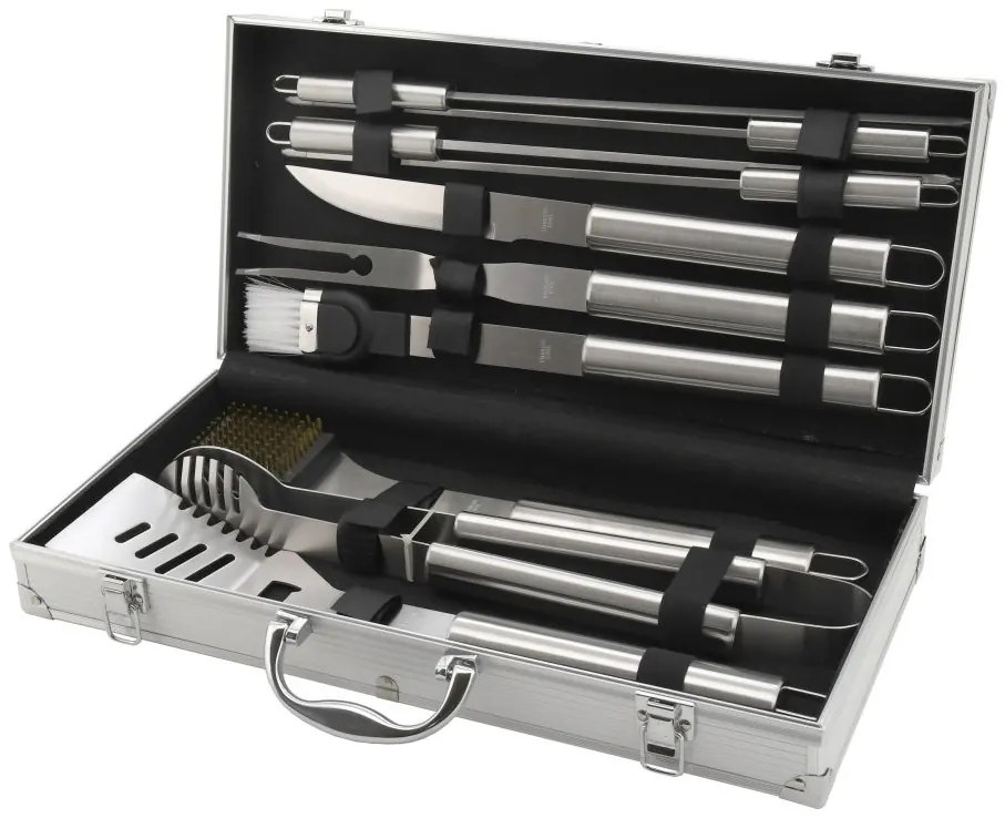 Set de instrumente pentru grătar ALU - 11buc