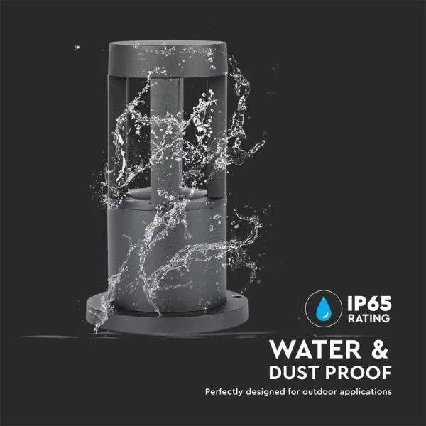 Lampă LED de exterior LED/10W/230V 25cm 3000K IP65 neagră