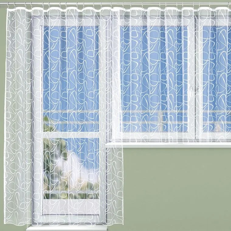 B.E.S. Petrovice Perdea din jacard Tylex ZOE ușă de balcon 250 x 200 cm