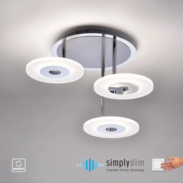 Lustră LED dimabilă Paul Neuhaus 6446-55 ADALI 3xLED/13W/230V