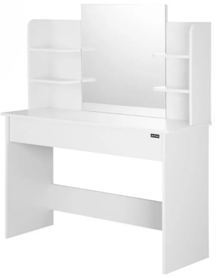 Măsuță de toaletă LUCIA, 108x40x140cm, albă Jurhan