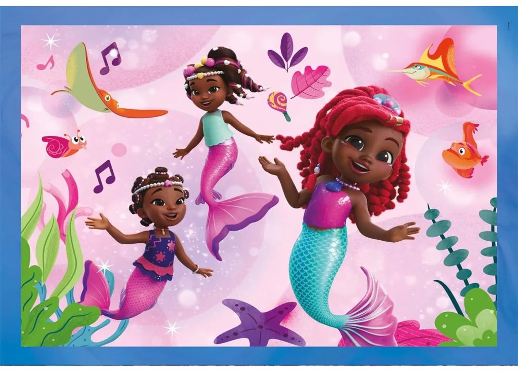 Prințesele Disney Junior Ariel Puzzle 4 în 1 Clementoni