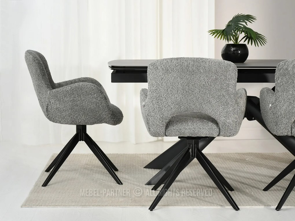 Scaun Milla (gri + negru). 1111184