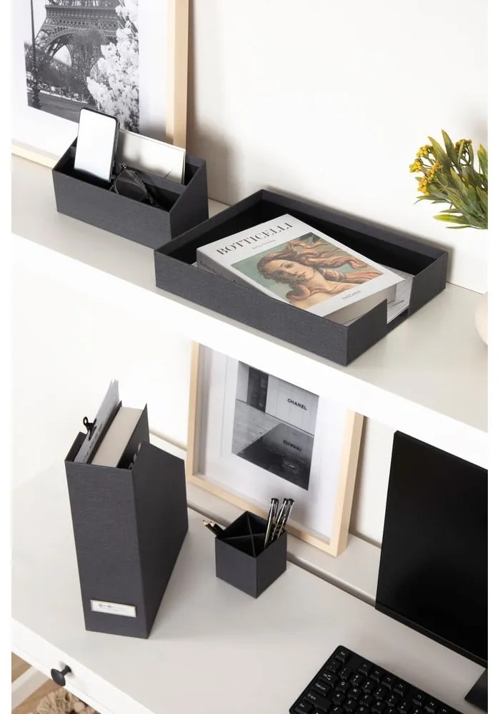 Organizatoare 4 buc. din carton Hugo Canvas Paper Laminate – Bigso