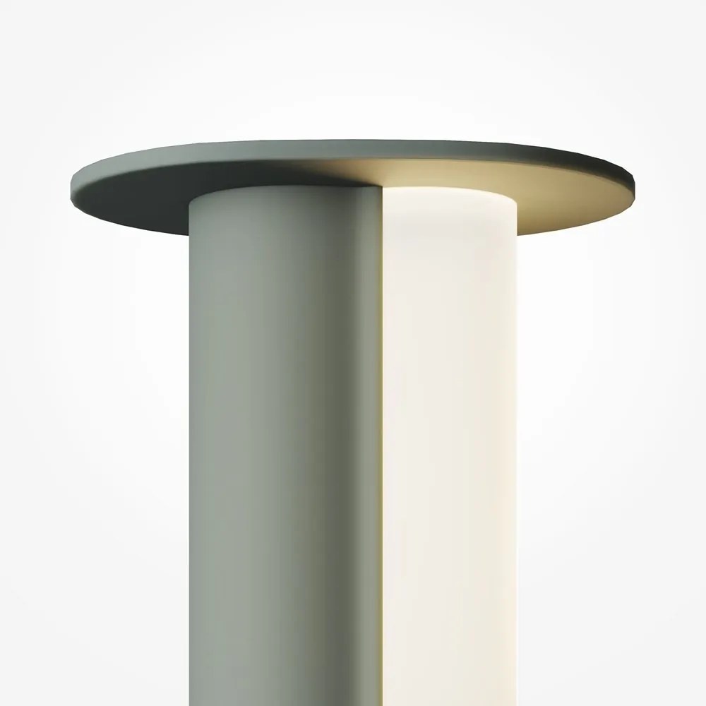 Veioza LED portabila/reincarcabila ASYM verde