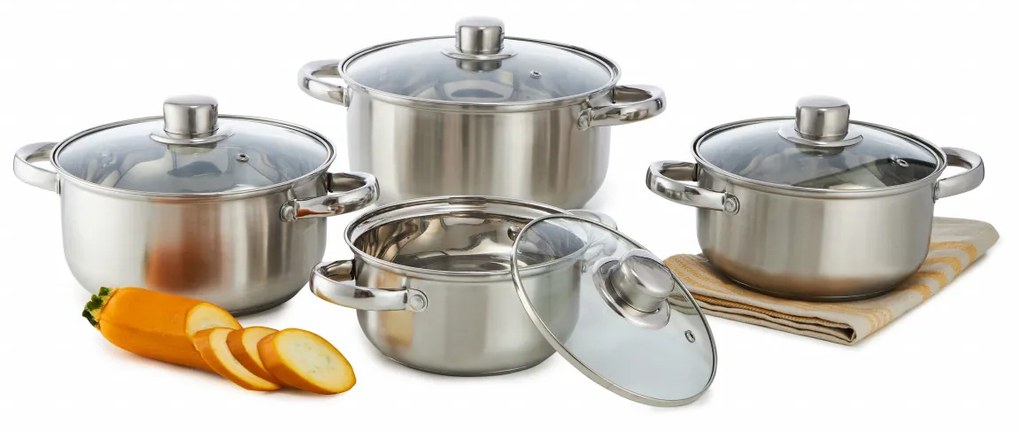 Set oale inox, 8 piese, Belly