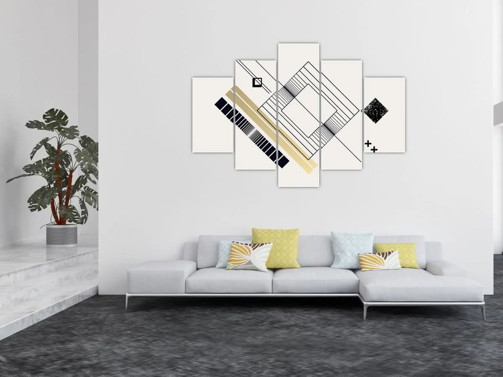 Tablou - Forme geometrice N⁰6 (150x105 cm)