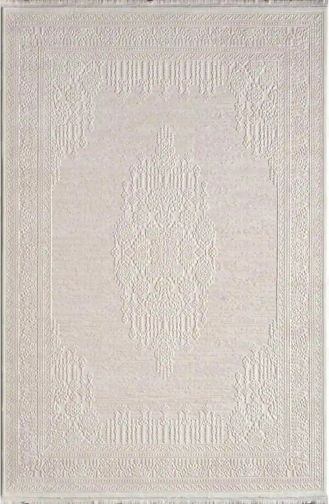 Covor ANETTA 03320B, 160x230 cm, forma dreptunghiulara, acril, crem