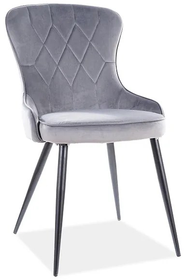 Scaun de sufragerie Lloyd (Gri + Negru). Promo -7%. 1050455