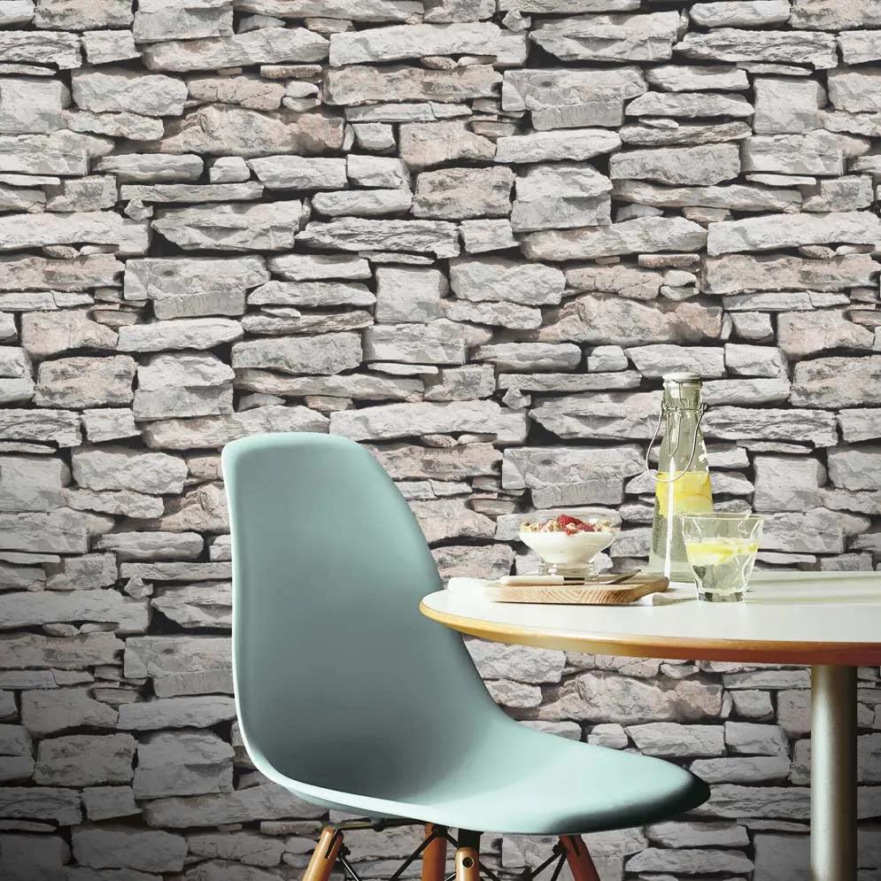 Arthouse Tapet - Stone Wall Taupe Stone Wall Taupe